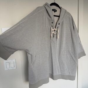 Sam Edelman Light Gray Hooded Garment